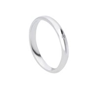 Anello Gioielleria Dossena  Fedi nuziali in Oro Diamante FAD075BB